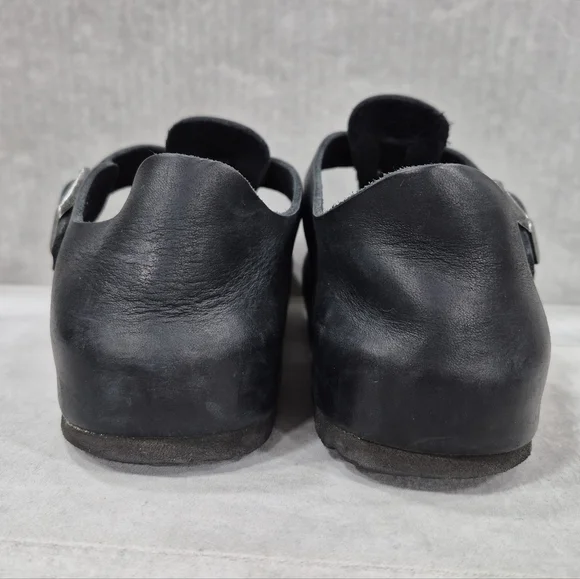 Birkenstock Paris T strap Mary Jane shoes size 40 women's US 9 black leather - Picture 5 of 14